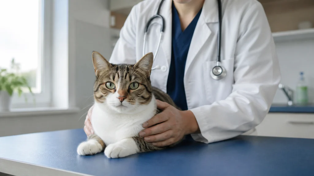 Illustration éditoriale pour l’article « Panleucopénie féline : protégez votre chat contre ce virus »