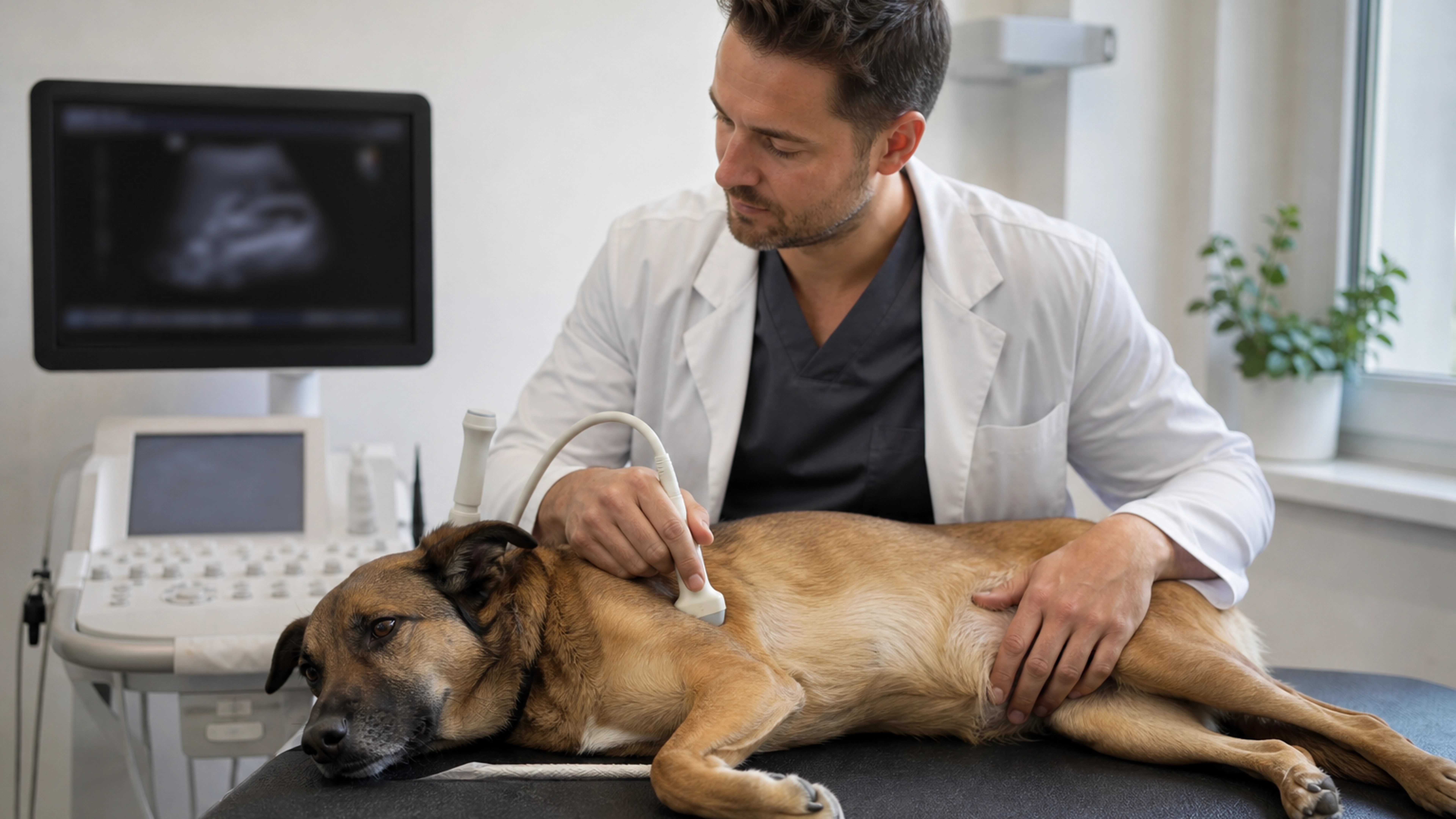 Illustration éditoriale pour l’article « Tumeur de la rate chez le chien : espérance de vie et soins »